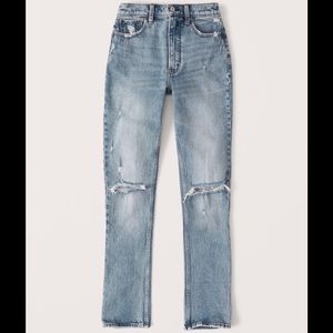 READ Abercrombie and Fitch 90’s high rise jeans